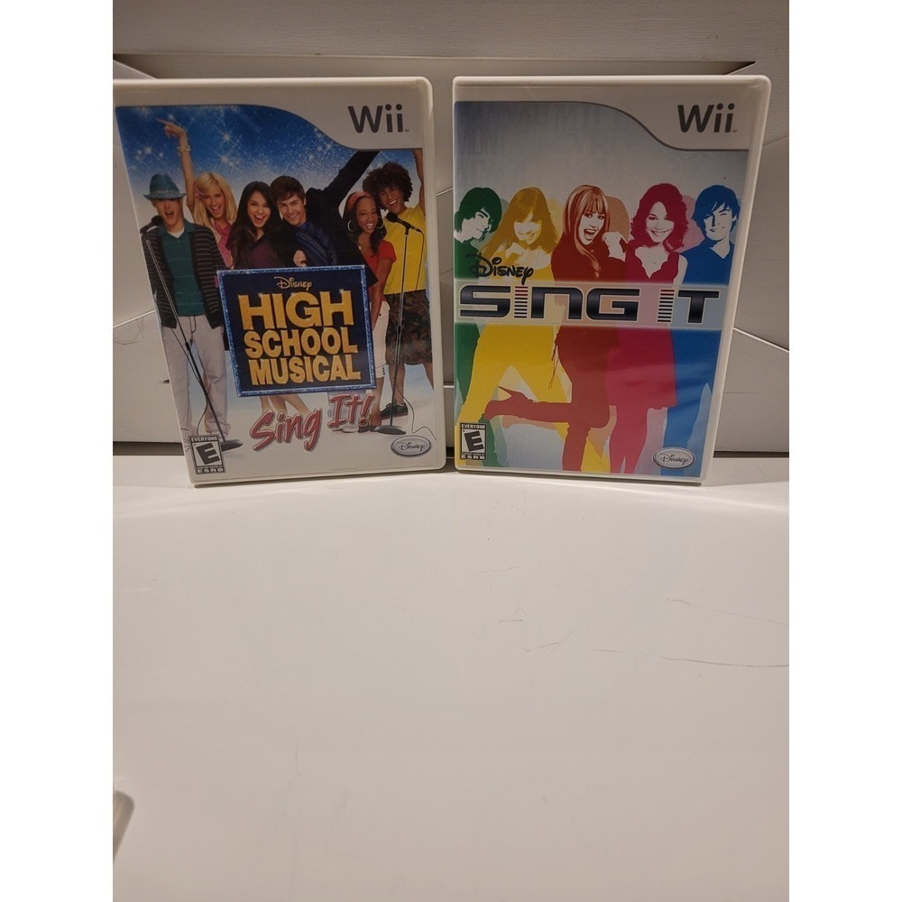 Nintendo Wii Disney Sing It & High School Musical & Nunchuk & Memory Card 16 MB